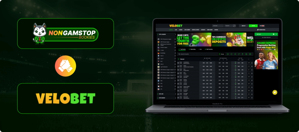 Velobet Betting banner